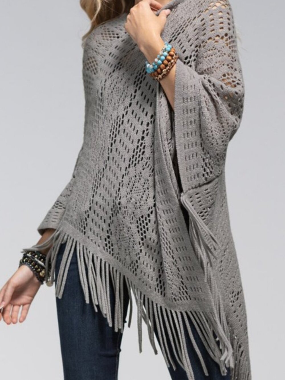 Crochet Knit Poncho